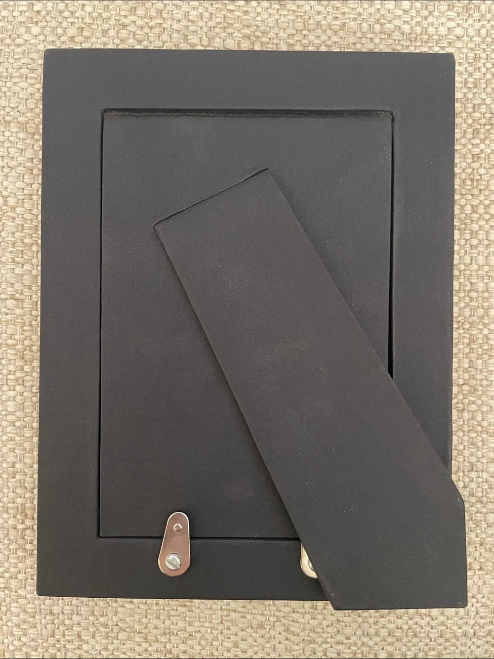 Faux Leather Book Spine Picture Frame in Tan, Green, and Black